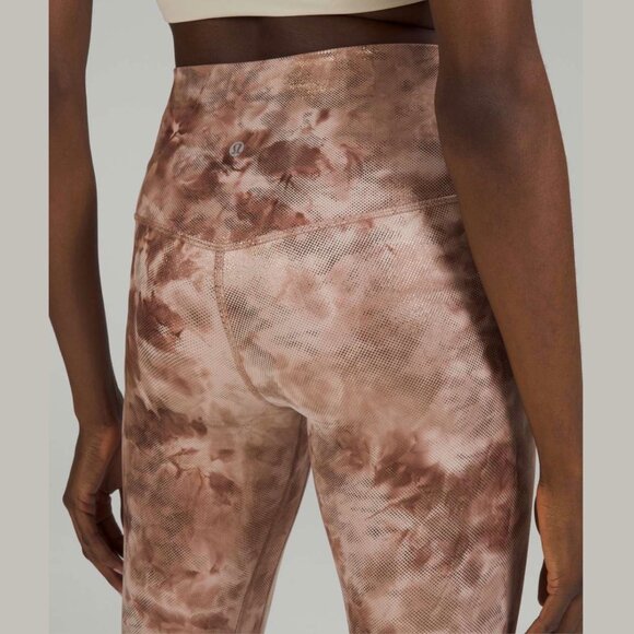 Lululemon Align High-Rise Pant 25" *Shine Diamond Dye Misty Shell - Size 4 - Picture 13 of 15